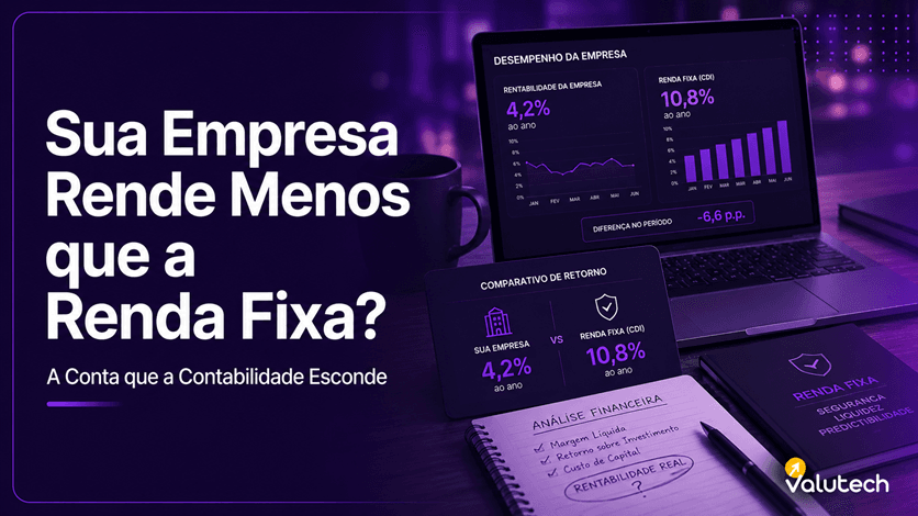 empresa rende mais que renda fixa?